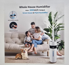 TOWER HUMIDIFIER FOR LARG ROOM ,HIOO HU18LW ULTRASONIC 26″