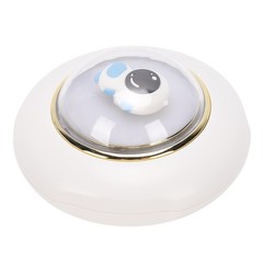 Small Hand Warmer With Night Light Astronaut Hand Warmer For Office White