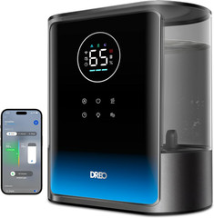 DREO 8L Smart Humidifiers for Bedroom 600Ft², 80H Runtime Warm&Cool Supersized M