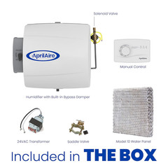 Large Capacity Whole-House Humidifier for Homes up to 3,600 Sq. Ft.