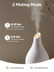 InnoGear Essential Oil Diffuser, 150ml Ceramic Diffuser Medium, White