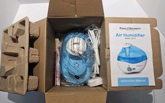 Pohl+Schmitt HU11 Ultrasonic Cool Mist Humidifier New Open Box 1.5L Blue