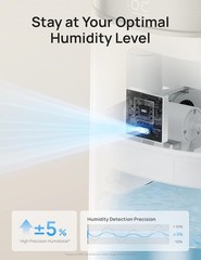 Smart 16L Humidifier for Plants & Babies – Remote Control, 30dB Silent Operation