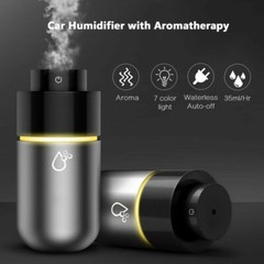 Mini Car Air Humidifier Diffuser Essential Oil Ultrasonic Aroma Mist Purifier