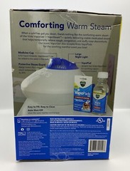 Vicks Warm Steam Vaporizer with Nightlight Vaporizer, 1.5 gallon capacity
