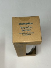NIB Homedics Breathe Better Portable Ultra Sonic USB Humidifier