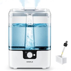 Large Room Cool Mist Humidifier 6L with Essential Oil Diffuser, Quiet 50H Runtim