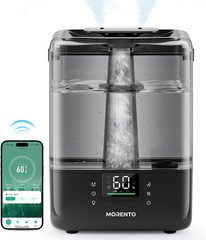 Smart 6L Humidifier with Essential Oil Diffuser & App Control, Black