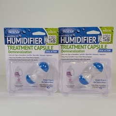 2x BestAir Humidifier Dual Action Treatment Capsule Demineralization HCC31