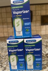 XtraCare Plug-In Vaporizer Nightlight & 2 Vapor Pads Non Medicated – 3 Pack