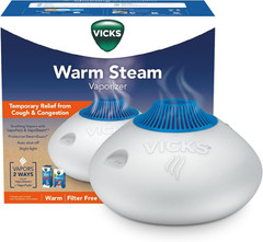 Vicks Warm Steam Vaporizer Humidifier 1.5 Gal for Small Medium Rooms New