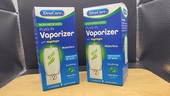 Lot of 2 XtraCare Plug-In Vaporizer Nightlight Menthol Waterless Compatible w/ V