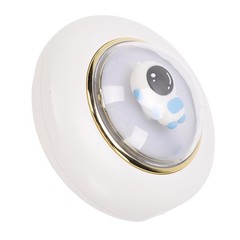 Small Hand Warmer With Night Light Astronaut Hand Warmer For Office White