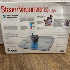 Kaz Safeguard Model 285 Steam Vaporizer with Night Light Pure Warm Vapor