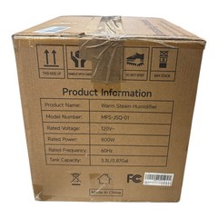 Mifasol Stainless Steel Humidifier, 3.3L/0.87Gal Steam Humidifier Large