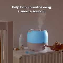 Adjustable Humidity Cool Mist Humidifier with Nightlight for Babies – 320 Sq Ft