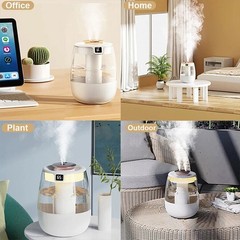 2200ml Humidifiers for Bedroom Large Room Office Cool Mist Air Humidifier Indoor