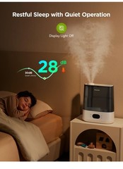 GoveeLife Smart Humidifiers for Bedroom, 6L Cool Mist Top Fill for Large…