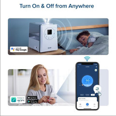 LEVOIT LV600S Smart Warm and Cool Mist Humidifiers for Home Bedroom Large Room,