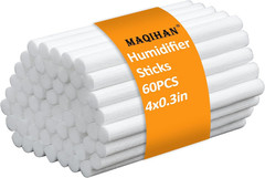 60PCS Humidifier Stick Filter Refill – Mini Air Diffuser Pure Wicks Refill Cotto