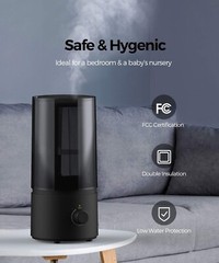 Humidificadores Para Dormitorio, Humidificador Inteligente De Vapor Frío De 1L.