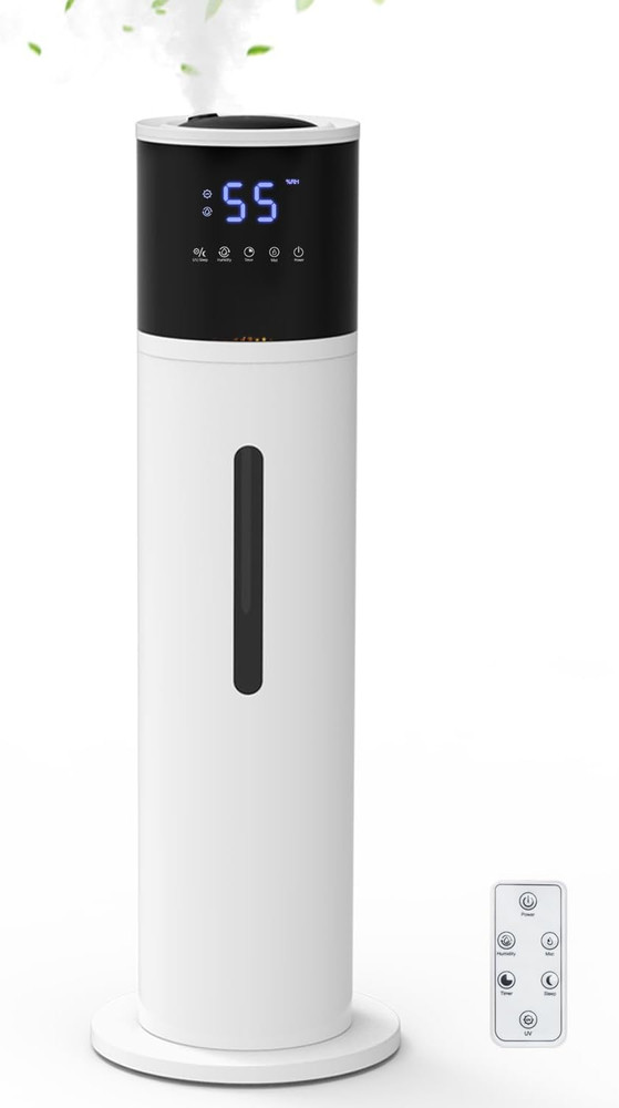 13L Humidifier Large Room, 100H Runtime 28 Db Quiet Cool Mist Air Humidifiers fo