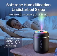 USB Mini Air Humidifier 180ML Essential Oil Aroma Diffuser LED Mist Maker Home