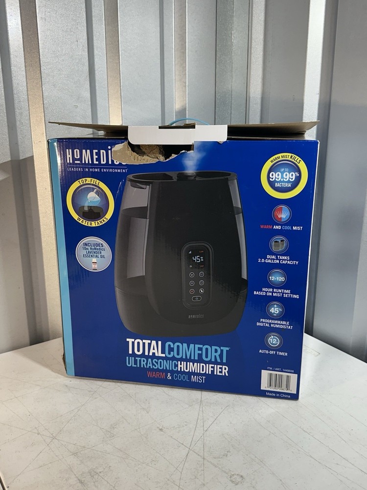 HoMedics TotalComfort Ultrasonic Humidifier Warm & Cool Mist