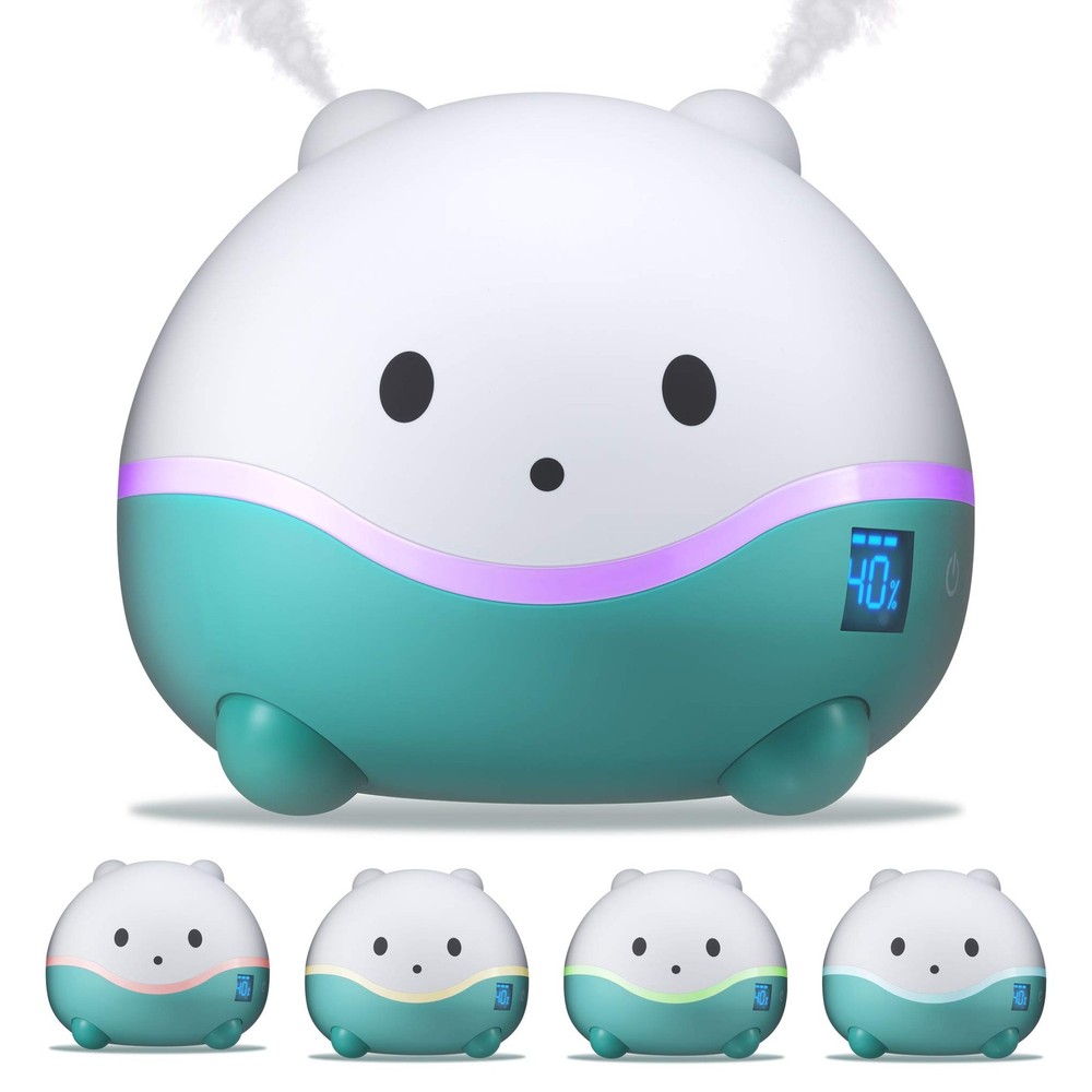 LittleHippo WISPI 3-in-1 Humidifier Diffuser Night Light Baby/Kids 3 Mist 7 LED