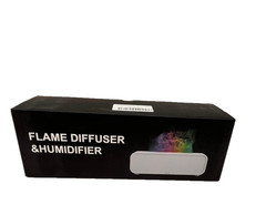 Flame Air Diffuser Humidifier SOUND REACTIVE 7 Colors Remote Control Timer Aroma