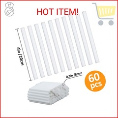MAQIHAN 60 Humidifier Stick Filter Refill – 4″ Mini Air Diffuser Pure Wicks