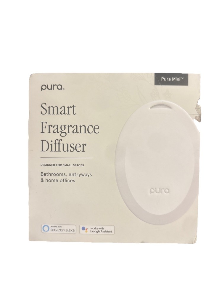 Pura Mini Smart Fragrance Diffuser for Small Spaces + Salt Fragrance