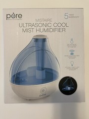 Pure Enrichment PEHUMIDIF Mistaire Ultrasonic Cool Mist Humidifier – Blue