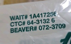 (Set of 4) Air King / Wait 1A417256 Genuine Humidifier Evaporator Pad 90S-12