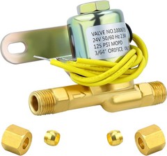 4040 Humidifier Solenoid Valve 24V Brass Replacement for Aprilaire 400–700