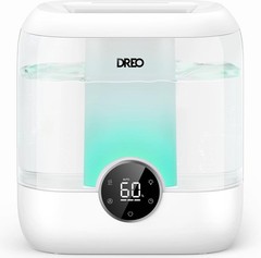 Dreo 6L Top Fill Humidifier 60H 28dB Quiet Cool Mist Night Light for Large Room