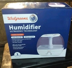 Walgreens Humidifier Ultrasonic Technology 1.3 Gallon Visible Cool Mist