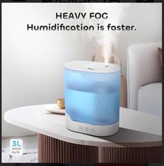 YOGIN Air Humidifier for Any Room 3L Top-Fill Cool Mist New