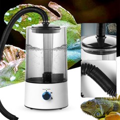 Electric Reptile Humidifier Fogger Adjustable Fog Mist 4L Water Tank for Pet