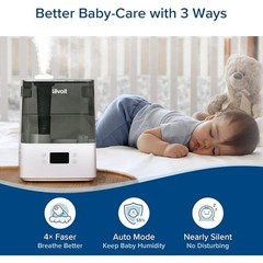 Cool Mist Humidifier Smart Ultrasonic Essential Oil Diffuser Auto Mode Sleep New