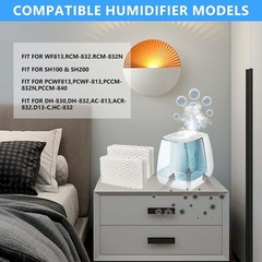 4 Pack Wf813 Eqwf813 Humidifier Filters For Equate Eqwf813 Eq-2119-Ul, RCM-832–