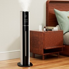 2.4gal/9L Air Purifier Humidifier w/ Timer & Humidity Control 3-Speed Ultrasonic
