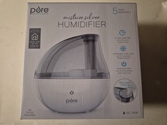 Pure Enrichment MistAire Silver Ultrasonic Cool Mist Humidifier 1.5 L