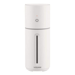 Vissani Portable Humidifier Cool Mist USB-C LED Antimicrobial White 150 sq ft