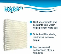 2-Pack Wick Filter for Honeywell Filter T HFT600 HFT600PDQ, HEV615 HEV620 HEV600