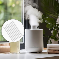 Xthrotsenk 24 Pcs Humidifier Wicks Sticks Diffuser Wicks Replacement Cotton Refi