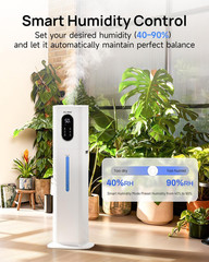 Large Room Humidifier 2.1Gal with Essential Oil Diffuser for Home & Nursery