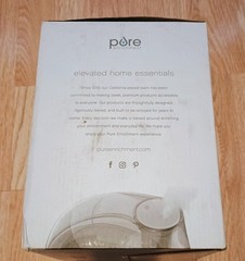 Pure Enrichment MistAire Silver Ultrasonic Cool Mist Humidifier Auto ShutOff