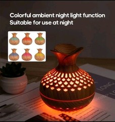 1pc Flower Shaped Humidifier w Colorful LED Lights, 300ml Capacity, USB Powered