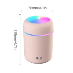 Aroma Humidifier Essential Oil Diffuser Grain Ultrasonic Air LED Aromatherapy US